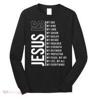 Jesus Is My Lord My Everything Christianity Quote Long Sleeve Shirt thumb 0
