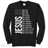 Jesus Is My Lord My Everything Christianity Quote Sweatshirt thumb 0