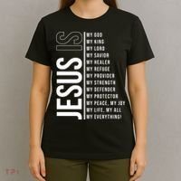 Jesus Is My Lord My Everything Christianity Quote T-Shirt thumb 4