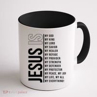 Jesus Is My Lord My Everything Christianity Quote Coffee Mug thumb 1