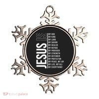 Jesus Is My Lord My Everything Christianity Quote Ornament thumb 0