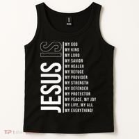 Jesus Is My Lord My Everything Christianity Quote Tank Top thumb 2