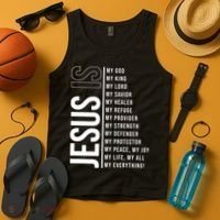 Jesus Is My Lord My Everything Christianity Quote Tank Top thumb 4