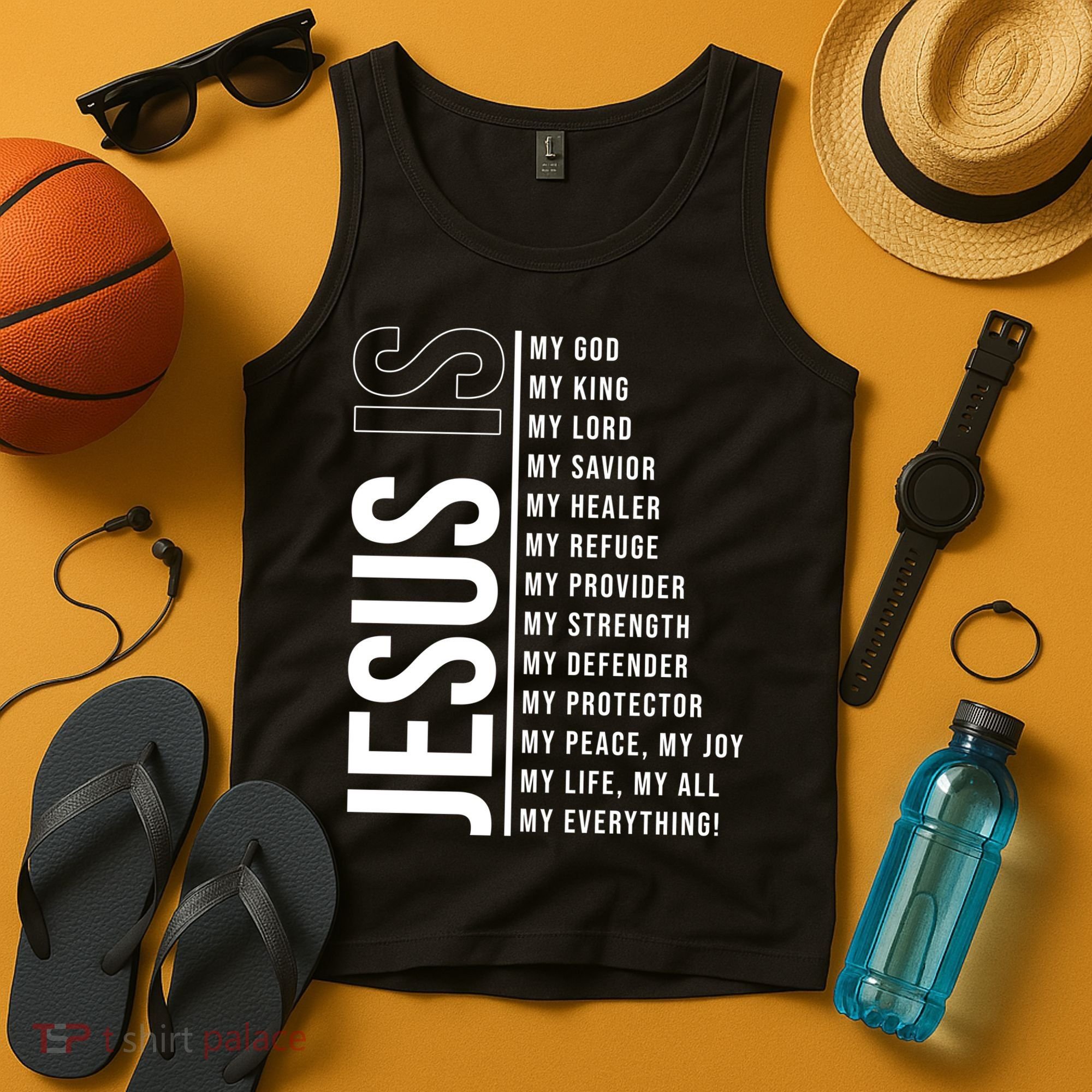 Jesus Is My Lord My Everything Christianity Quote Tank Top
