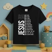 Jesus Is My Lord My Everything Christianity Quote Toddler T-Shirt thumb 3