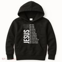 Jesus Is My Lord My Everything Christianity Quote Kids Hoodie thumb 0