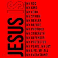 Jesus Is My Lord My Everything Christianity Quote Santa Hat thumb 1