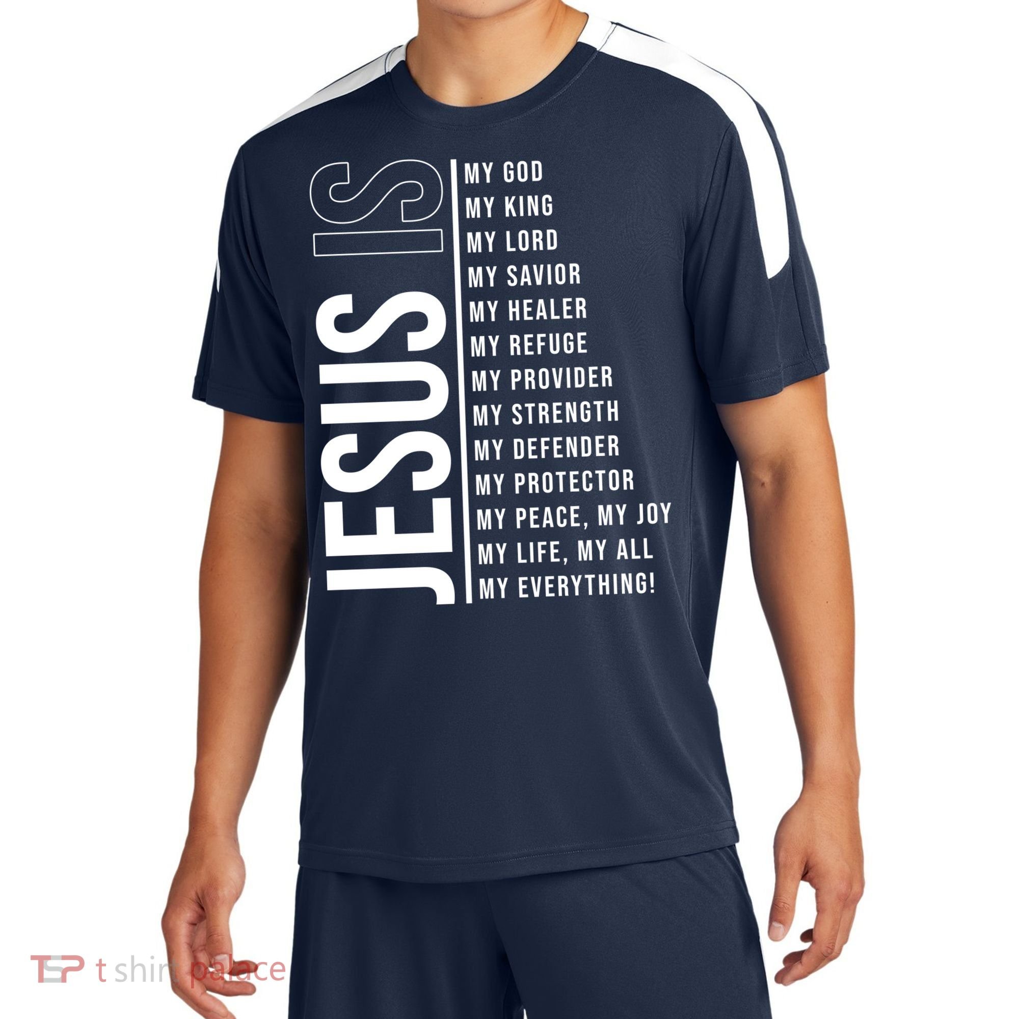Jesus Is My Lord My Everything Christianity Quote Sport-Tek Competitor United Soccer Jersey