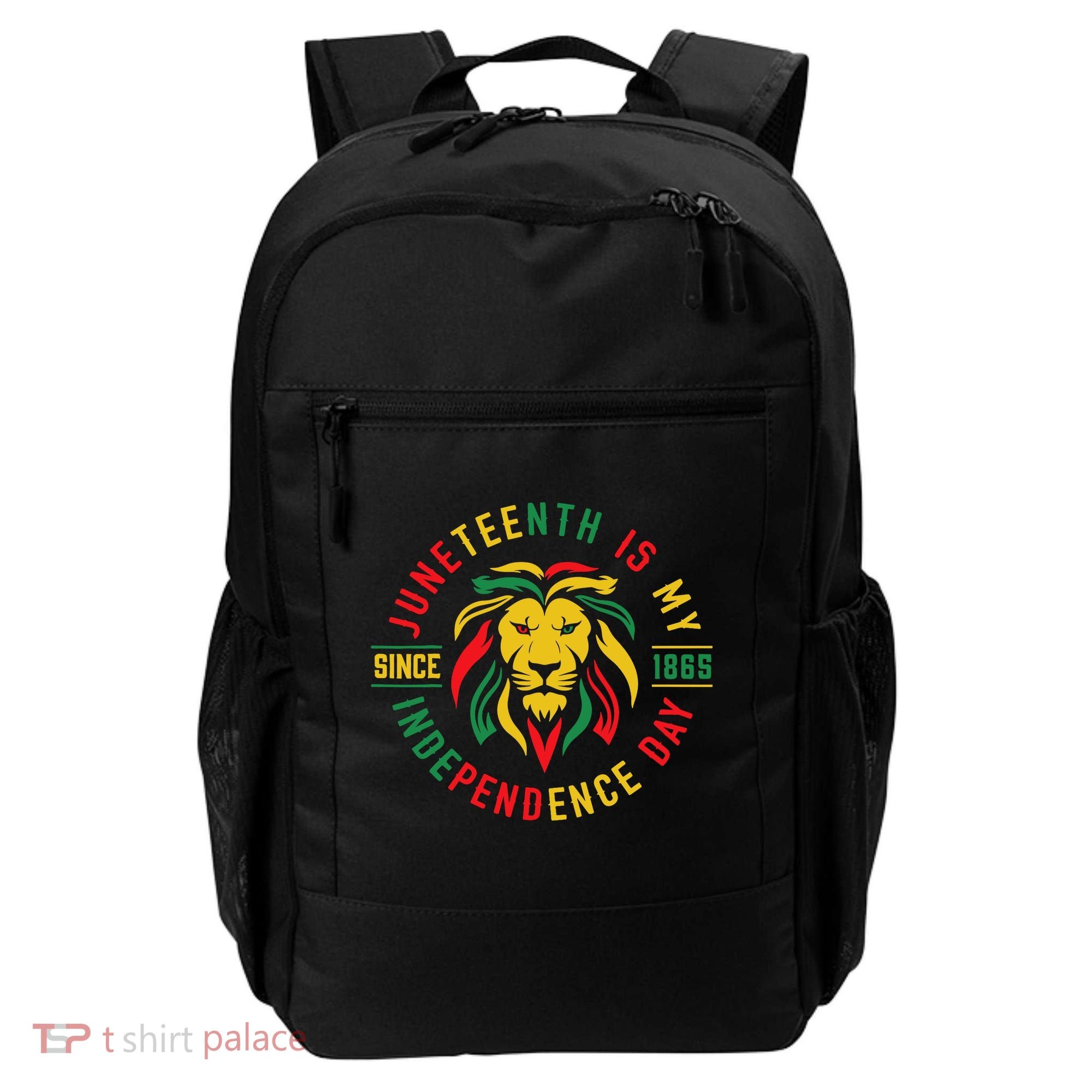 Juneteenth Is My Independence Day Lion Free Ish Since 1865 Backpack