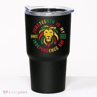 Juneteenth Is My Independence Day Lion Free Ish Since 1865 Tumbler thumb 0
