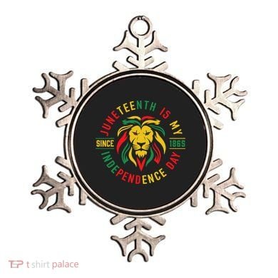 Juneteenth Is My Independence Day Lion Free Ish Since 1865 Ornament