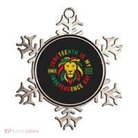 Juneteenth Is My Independence Day Lion Free Ish Since 1865 Ornament thumb 0