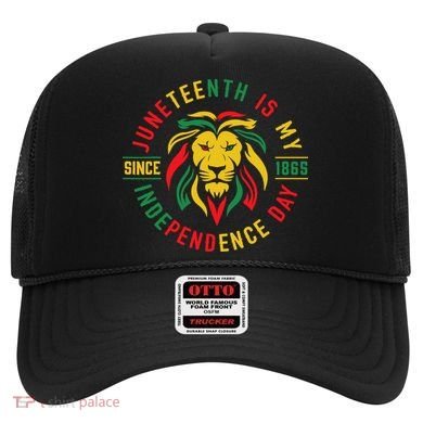Juneteenth Is My Independence Day Lion Free Ish Since 1865 Hat