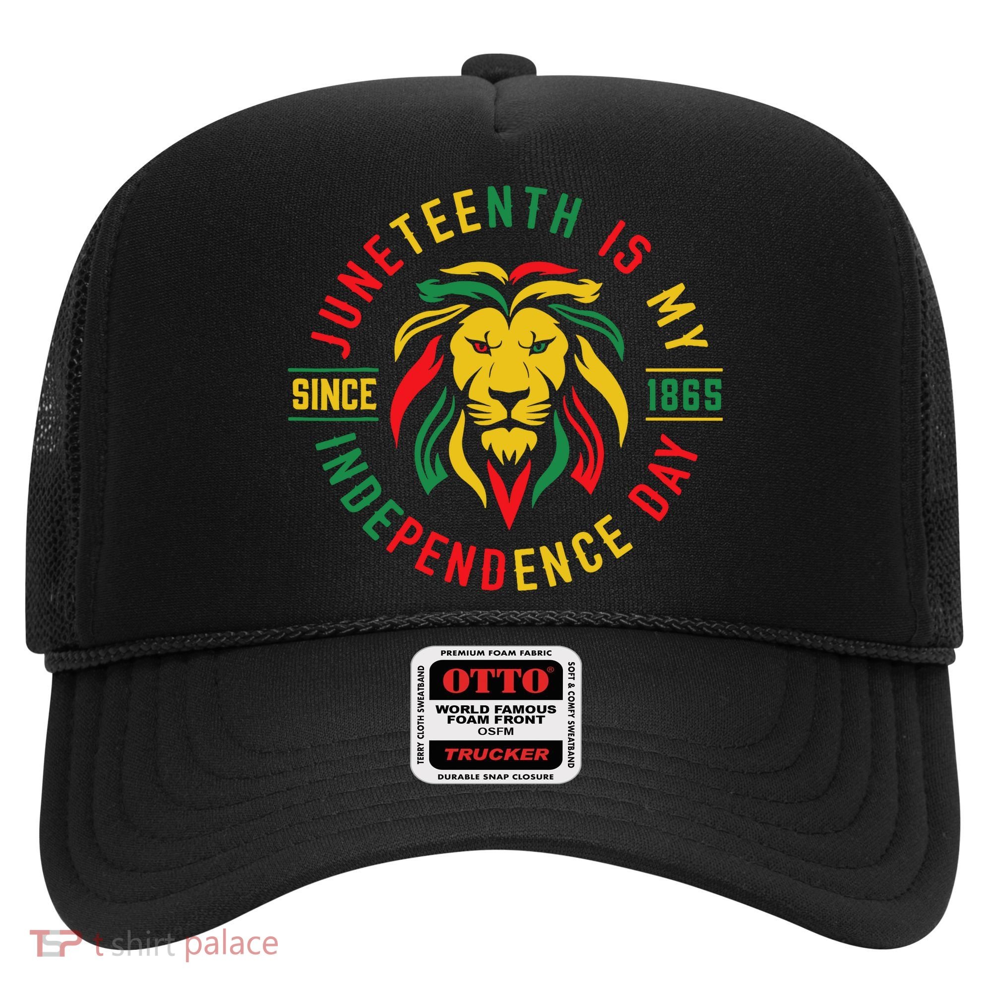 Juneteenth Is My Independence Day Lion Free Ish Since 1865 Hat
