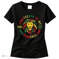 Juneteenth Is My Independence Day Lion Free Ish Since 1865 Women's T-Shirt thumb 0