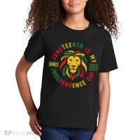 Juneteenth Is My Independence Day Lion Free Ish Since 1865 Kids T-Shirt thumb 2
