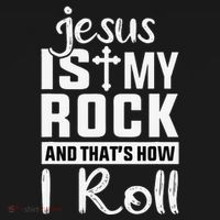 Jesus Is My Rock Baptism Adults Funny Women's Hoodie thumb 2