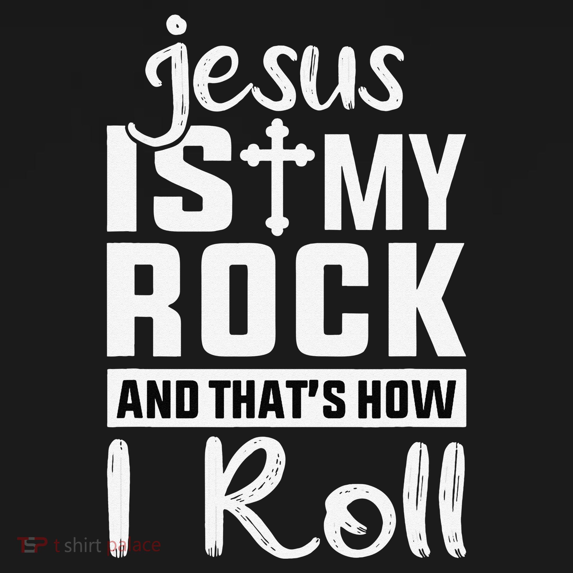 Jesus Is My Rock Baptism Adults Funny Women's Hoodie