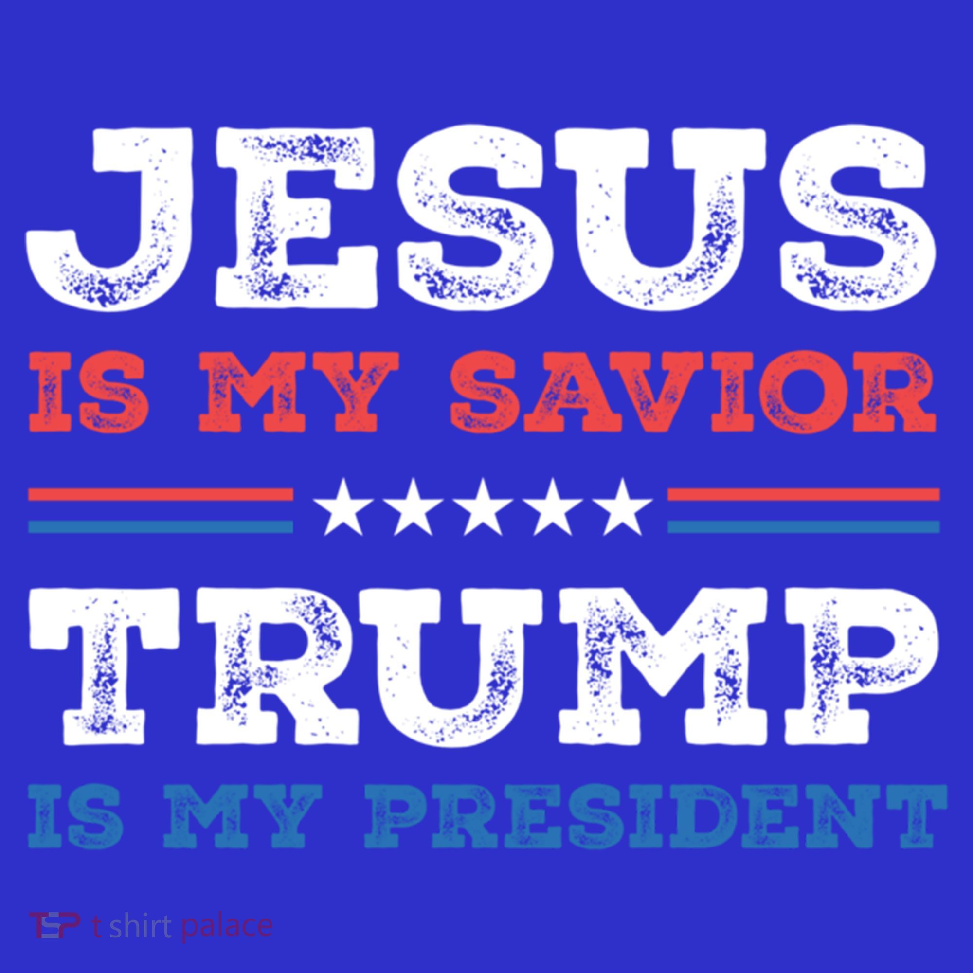 Jesus Is My Savior Trump Is My President Trump 2024 Gift Women's Tank Top