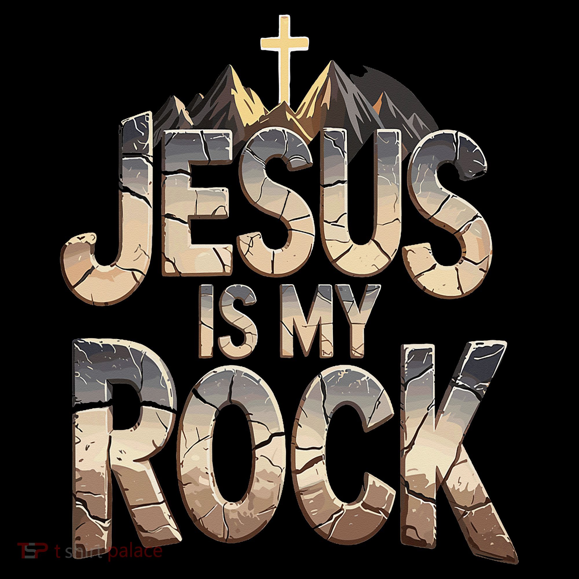 Jesus Is My Rock Religious Christian Biblical Coffee Mug