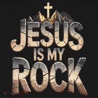 Jesus Is My Rock Religious Christian Biblical Ornament thumb 1