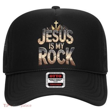 Jesus Is My Rock Religious Christian Biblical Hat