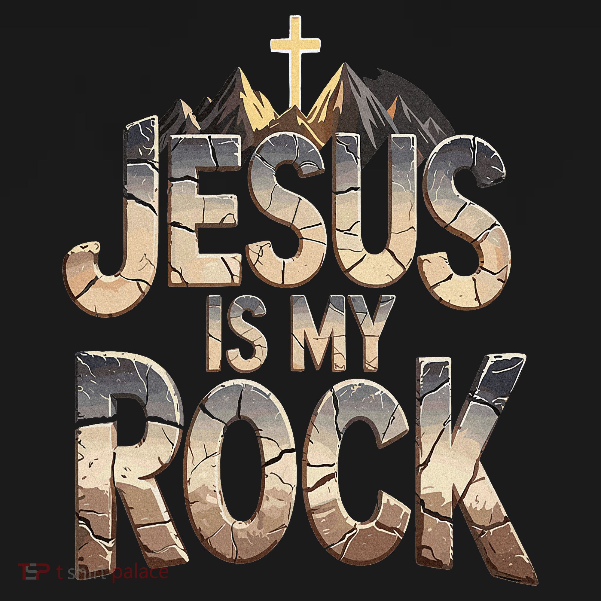 Jesus Is My Rock Religious Christian Biblical Kids Sweatshirt