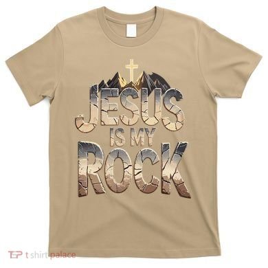 Jesus Is My Rock Religious Christian Biblical T-Shirt