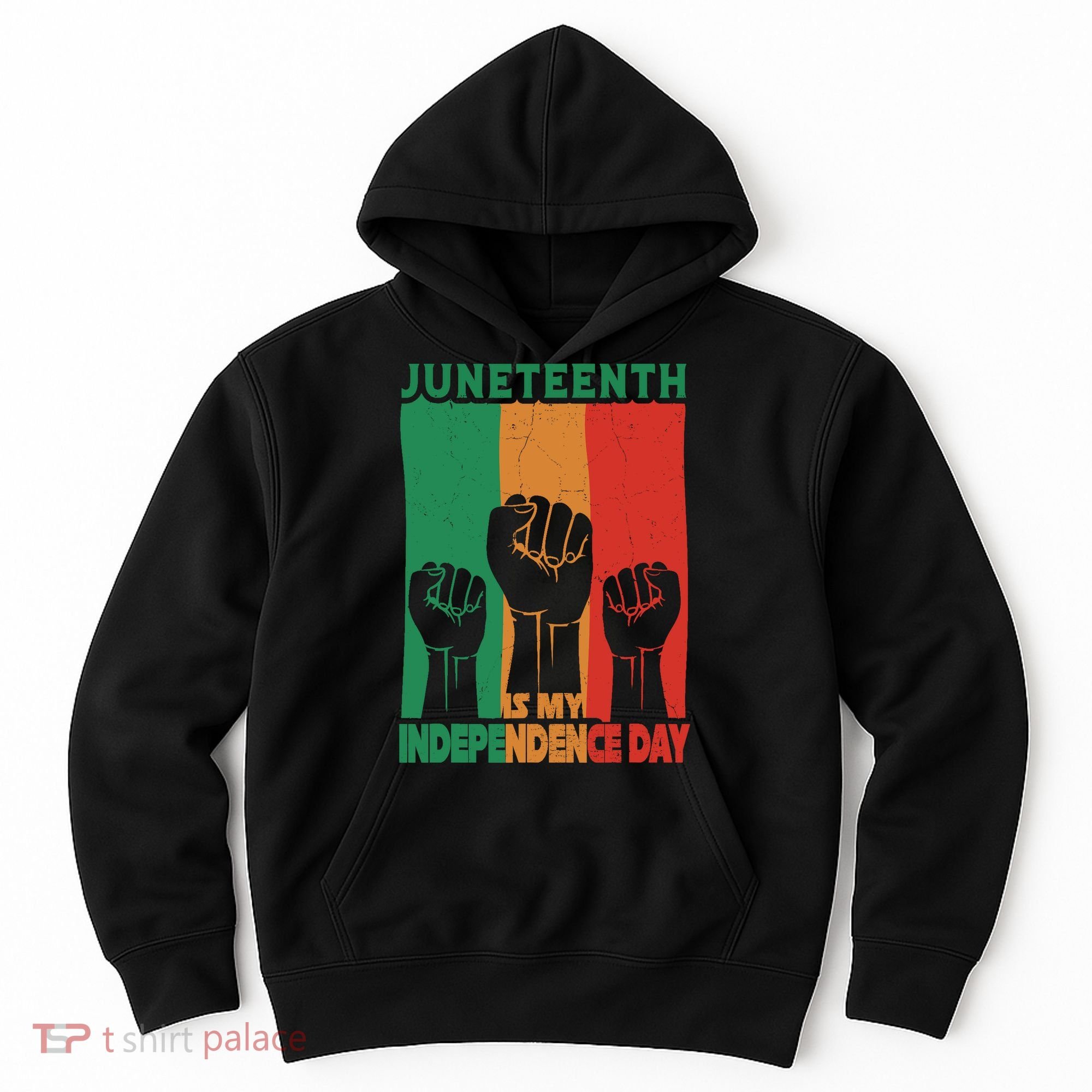 Juneteenth Is My Independence Day Black Queen King Cute Girl Hoodie