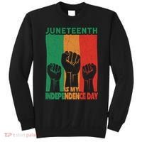 Juneteenth Is My Independence Day Black Queen King Cute Girl Sweatshirt thumb 0
