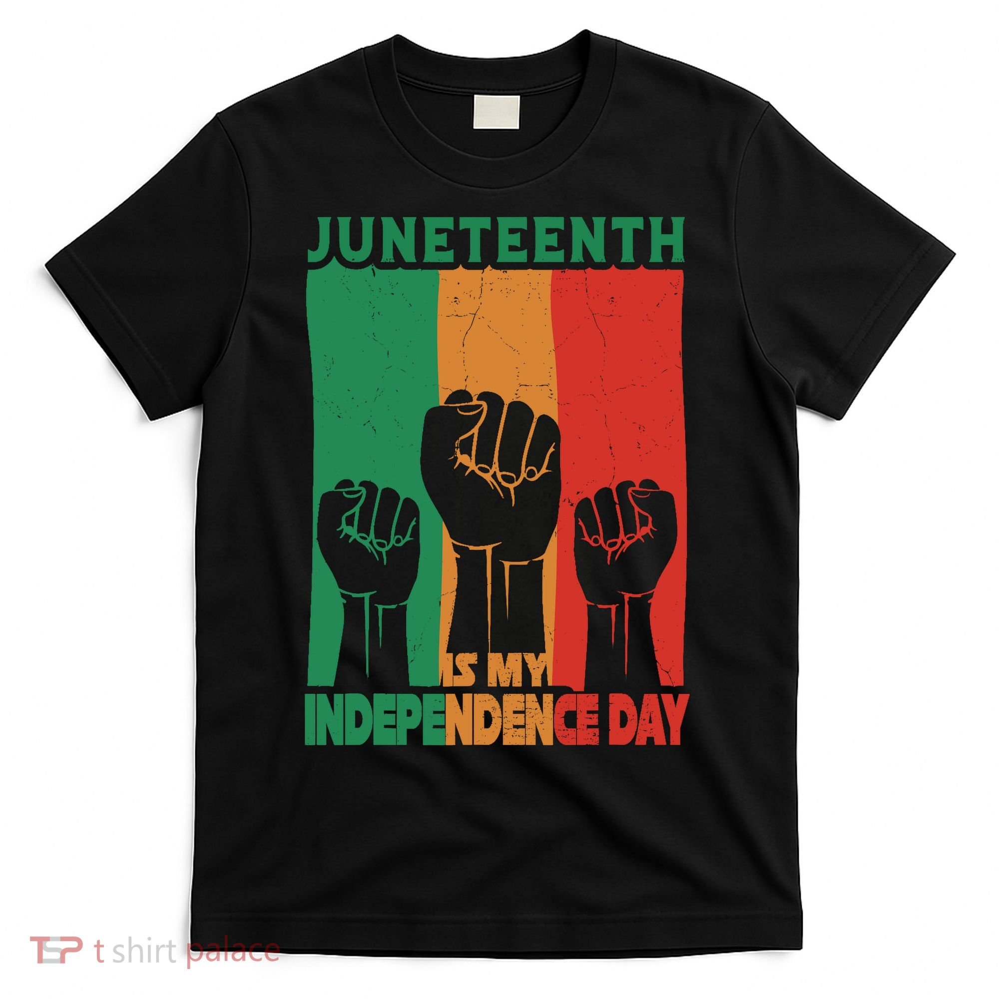 Juneteenth Is My Independence Day Black Queen King Cute Girl T-Shirt