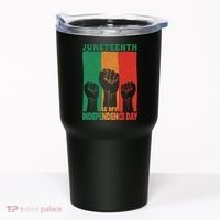 Juneteenth Is My Independence Day Black Queen King Cute Girl Tumbler thumb 0