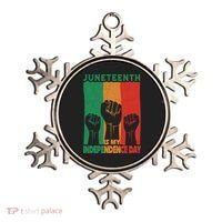 Juneteenth Is My Independence Day Black Queen King Cute Girl Ornament thumb 0