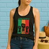 Juneteenth Is My Independence Day Black Queen King Cute Girl Women's Tank Top thumb 2