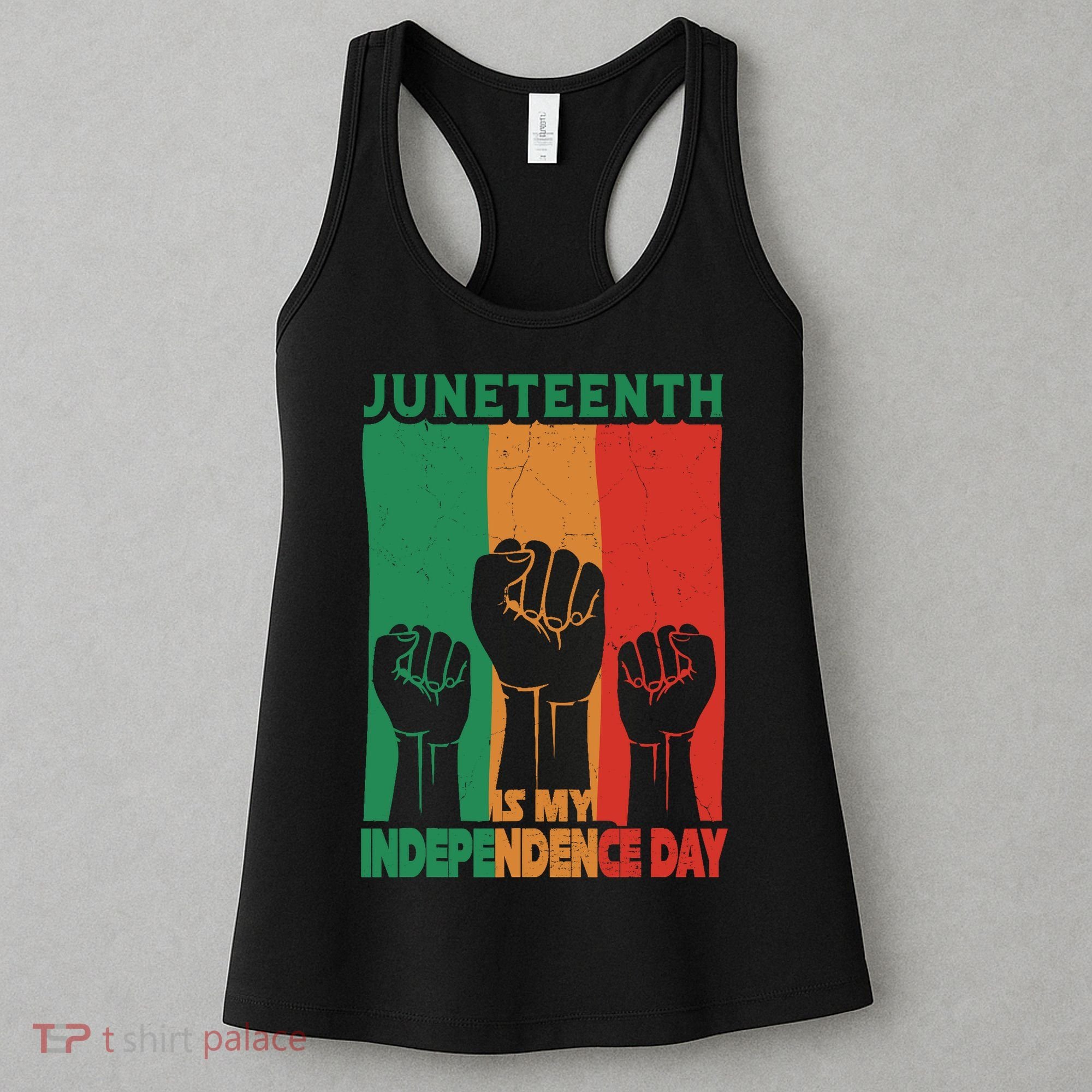 Juneteenth Is My Independence Day Black Queen King Cute Girl Women's Tank Top