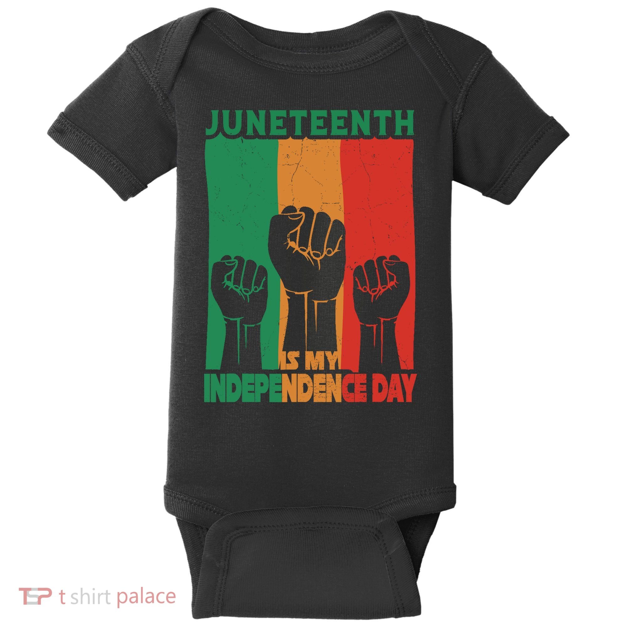 Juneteenth Is My Independence Day Black Queen King Cute Girl Baby Bodysuit