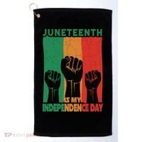 Juneteenth Is My Independence Day Black Queen King Cute Girl Golf Towel thumb 0