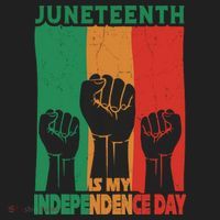 Juneteenth Is My Independence Day Black Queen King Cute Girl Golf Towel thumb 3