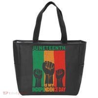 Juneteenth Is My Independence Day Black Queen King Cute Girl Tote Bag thumb 0