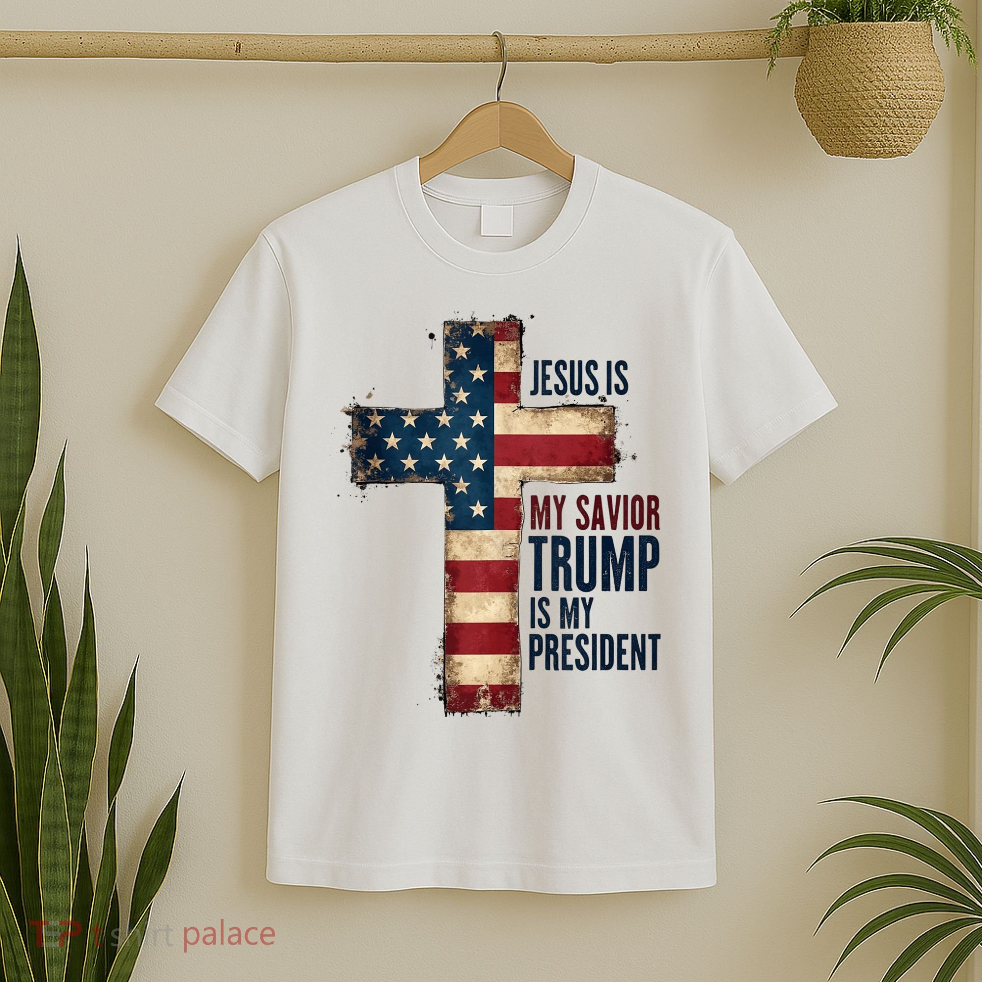 Jesus Is My Savior Trump Is My President Trump 2024 Maga T-Shirt