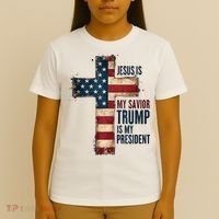 Jesus Is My Savior Trump Is My President Trump 2024 Maga T-Shirt thumb 4