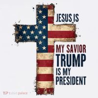 Jesus Is My Savior Trump Is My President Trump 2024 Maga Women's Tank Top thumb 5