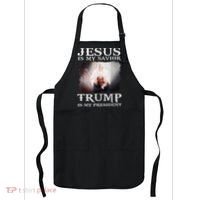 Jesus Is My Savior Trump Is My President Apron thumb 0