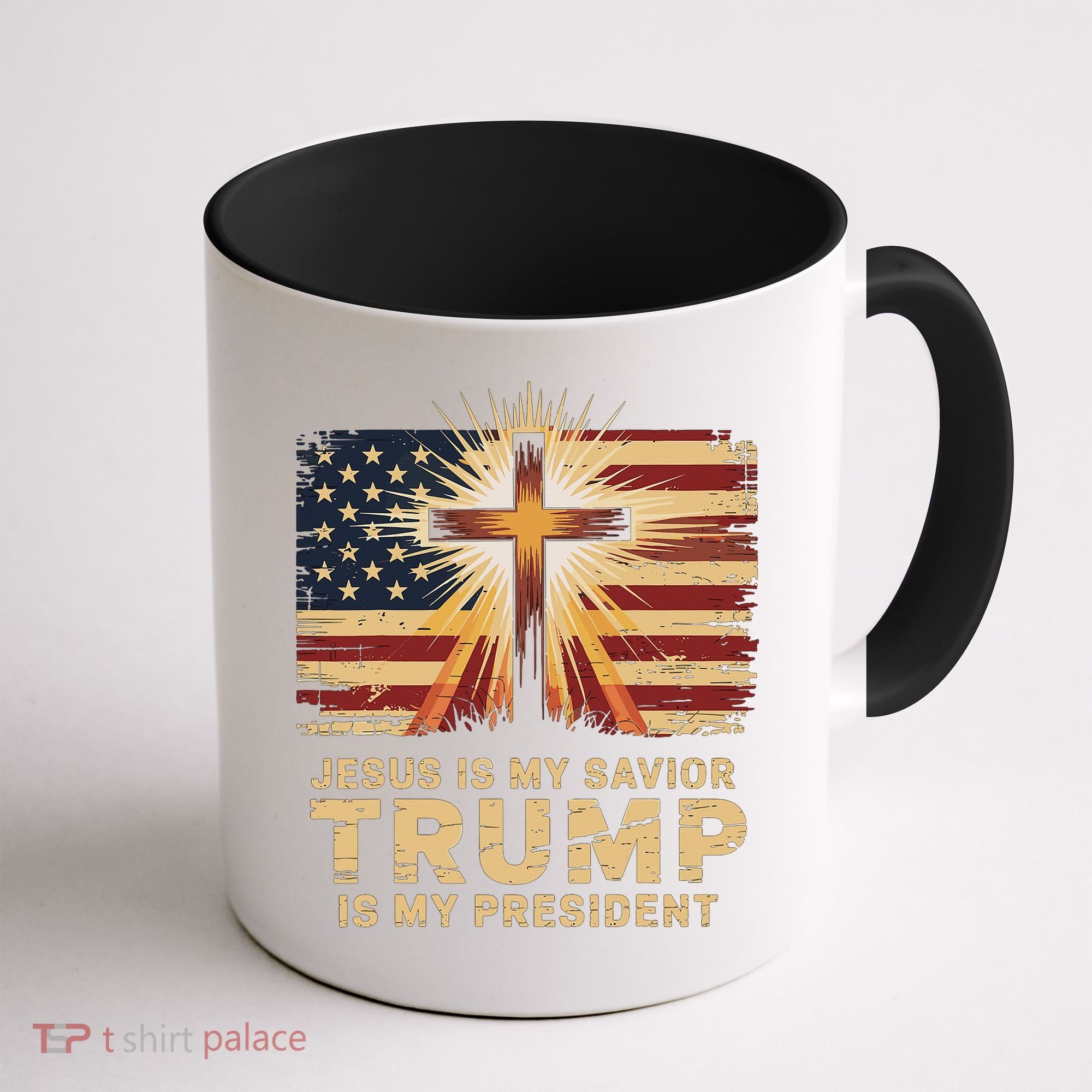 Jesus Is My Savior Trump Is My President Biblical Coffee Mug