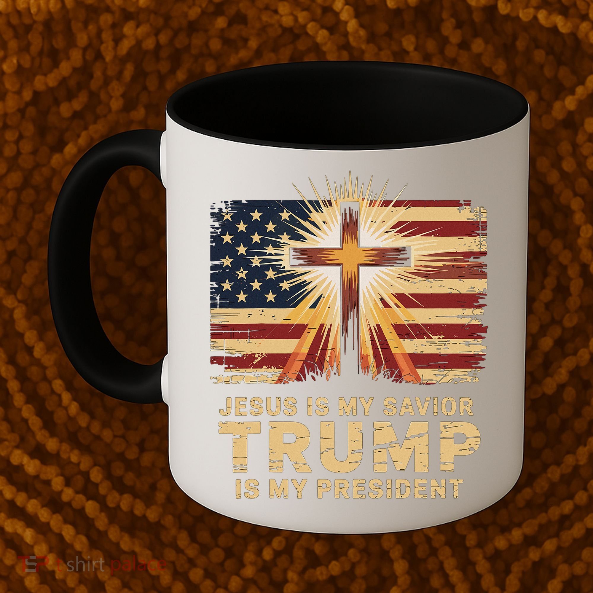 Jesus Is My Savior Trump Is My President Biblical Coffee Mug