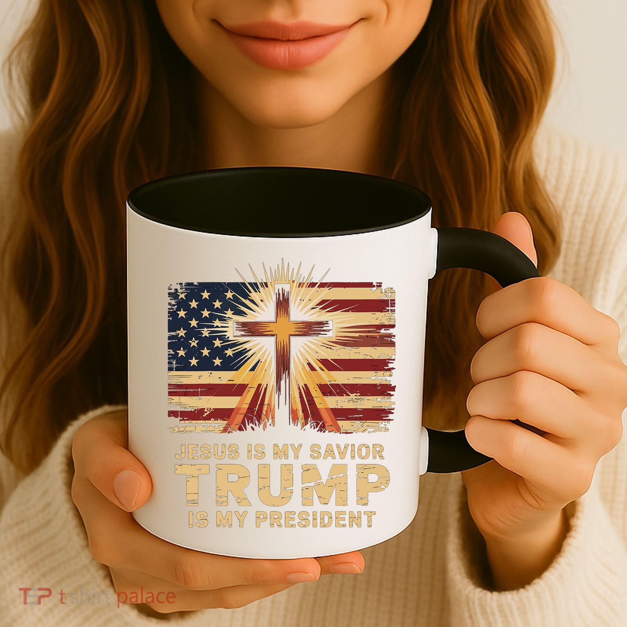 Jesus Is My Savior Trump Is My President Biblical Coffee Mug