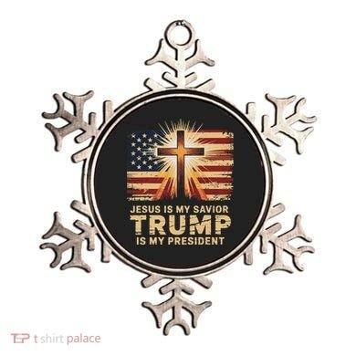 Jesus Is My Savior Trump Is My President Biblical Ornament