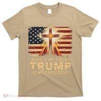 Jesus Is My Savior Trump Is My President Biblical T-Shirt thumb 0