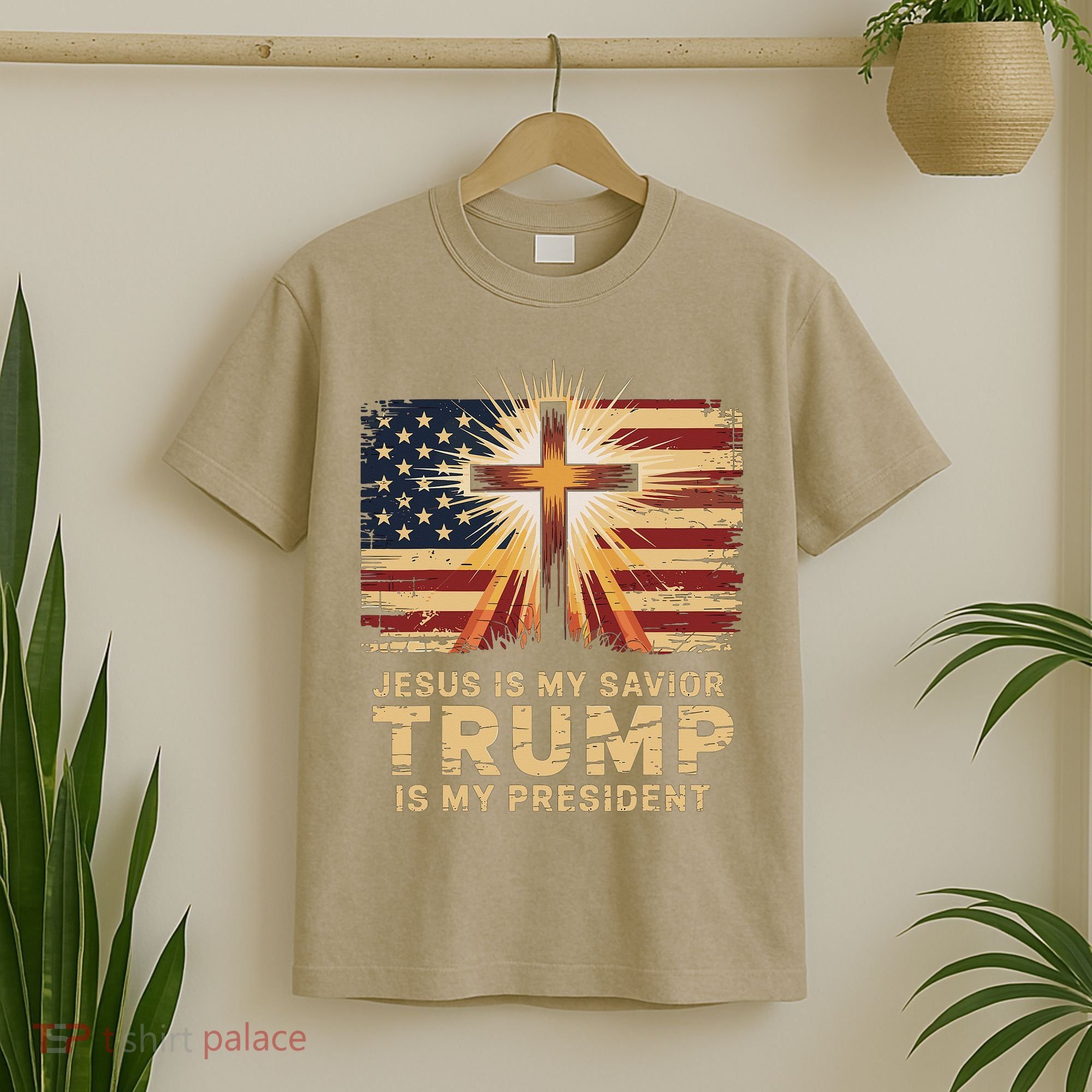 Jesus Is My Savior Trump Is My President Biblical T-Shirt