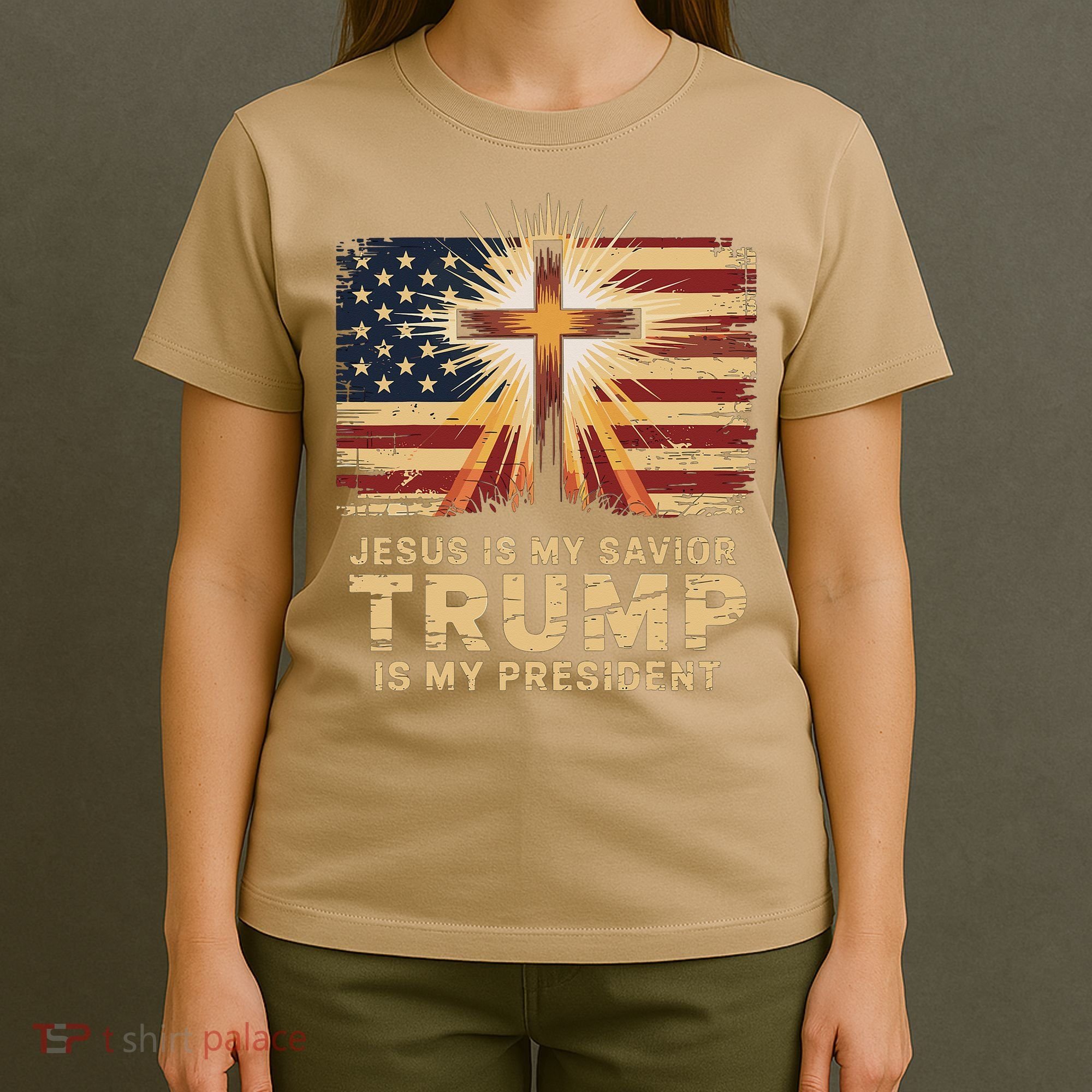 Jesus Is My Savior Trump Is My President Biblical T-Shirt